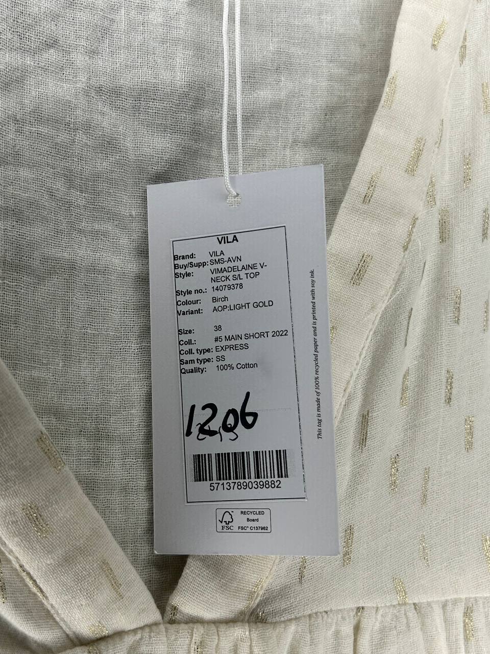 Mouwloze topjes – Vila – Maat 36 – Wit