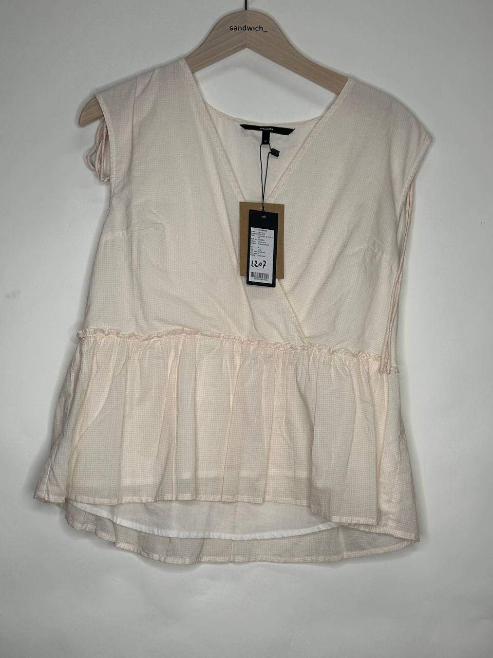 Mouwloze topjes – Vero Moda – Maat M – Beige