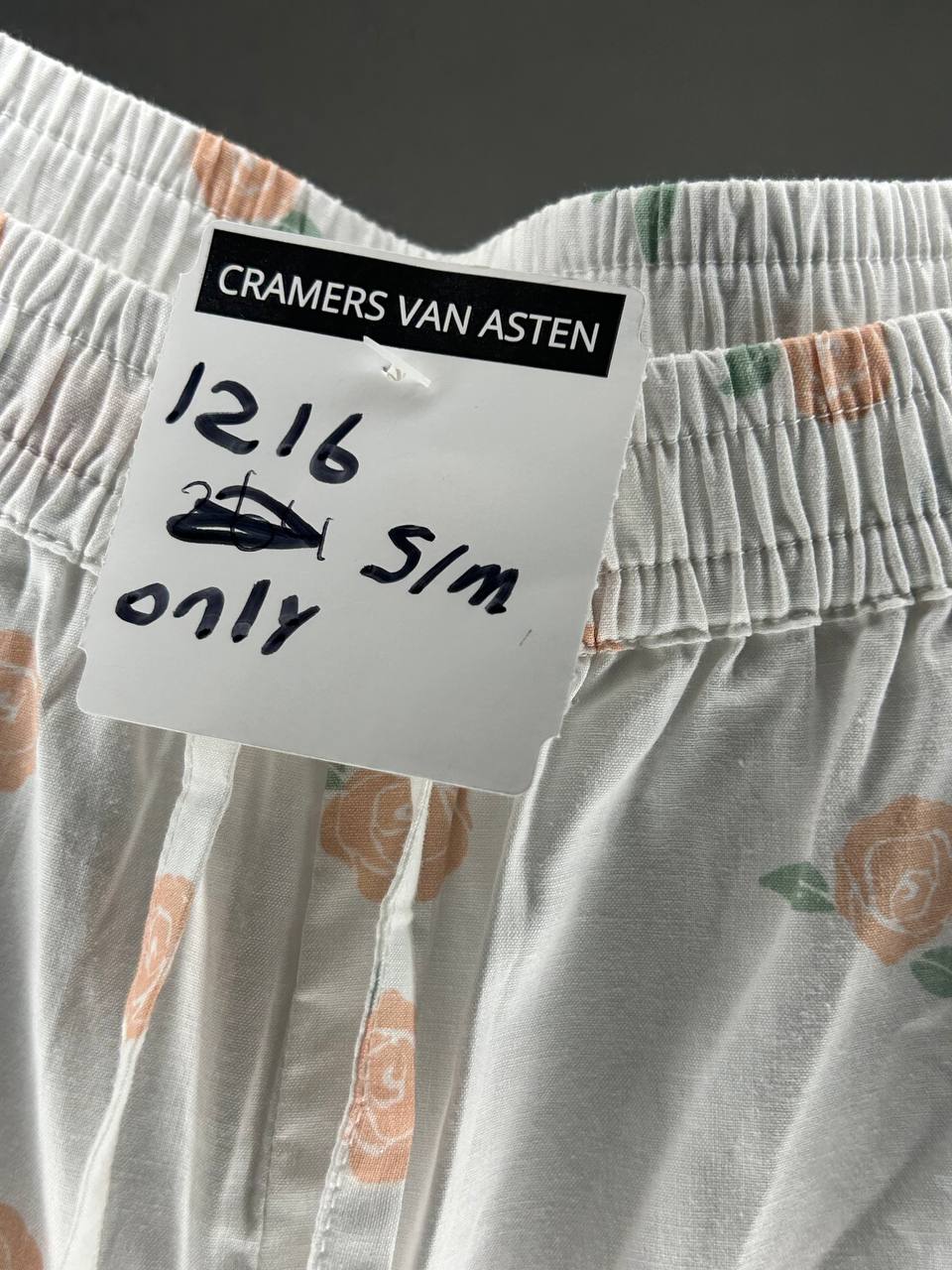 Korte broeken – Cramers Van Asten – Maat S – Wit