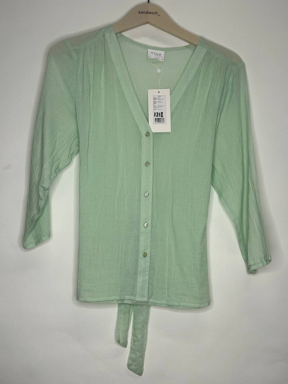 Topjes & Shirts – Vila – Maat 38 – Groen