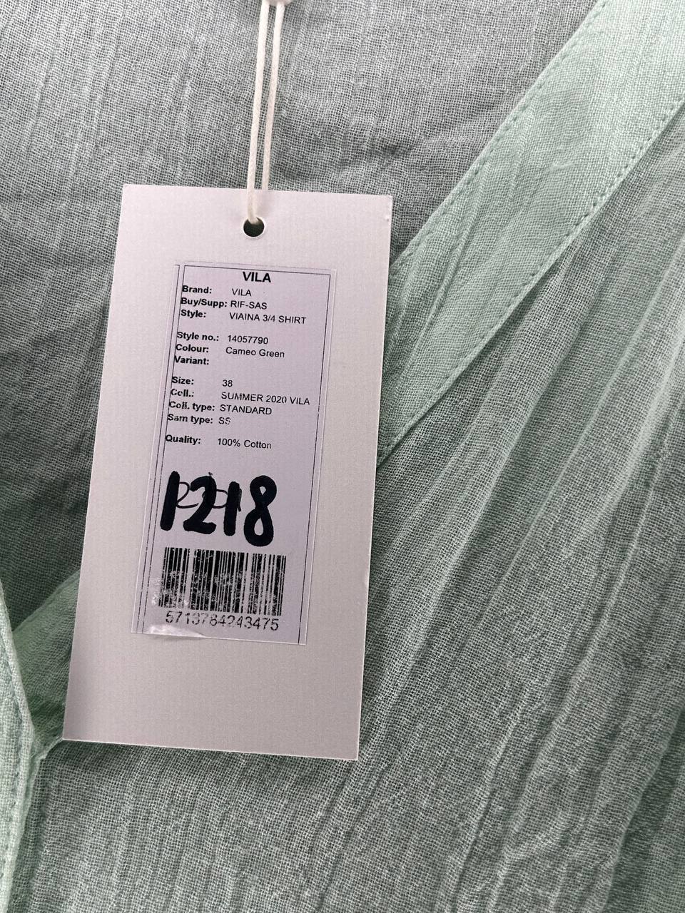 Topjes & Shirts – Vila – Maat 38 – Groen