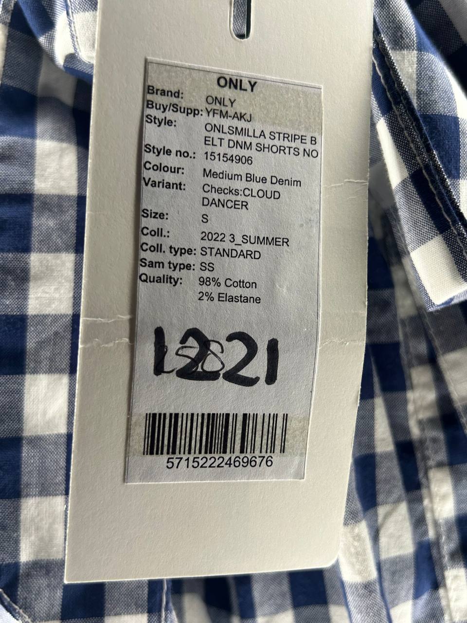 Korte broeken – Only – Maat S – Blauw