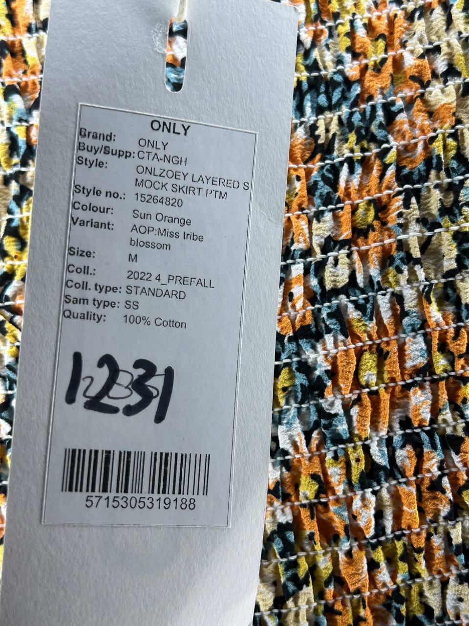 Rokken – Only – Maat M – Oranje