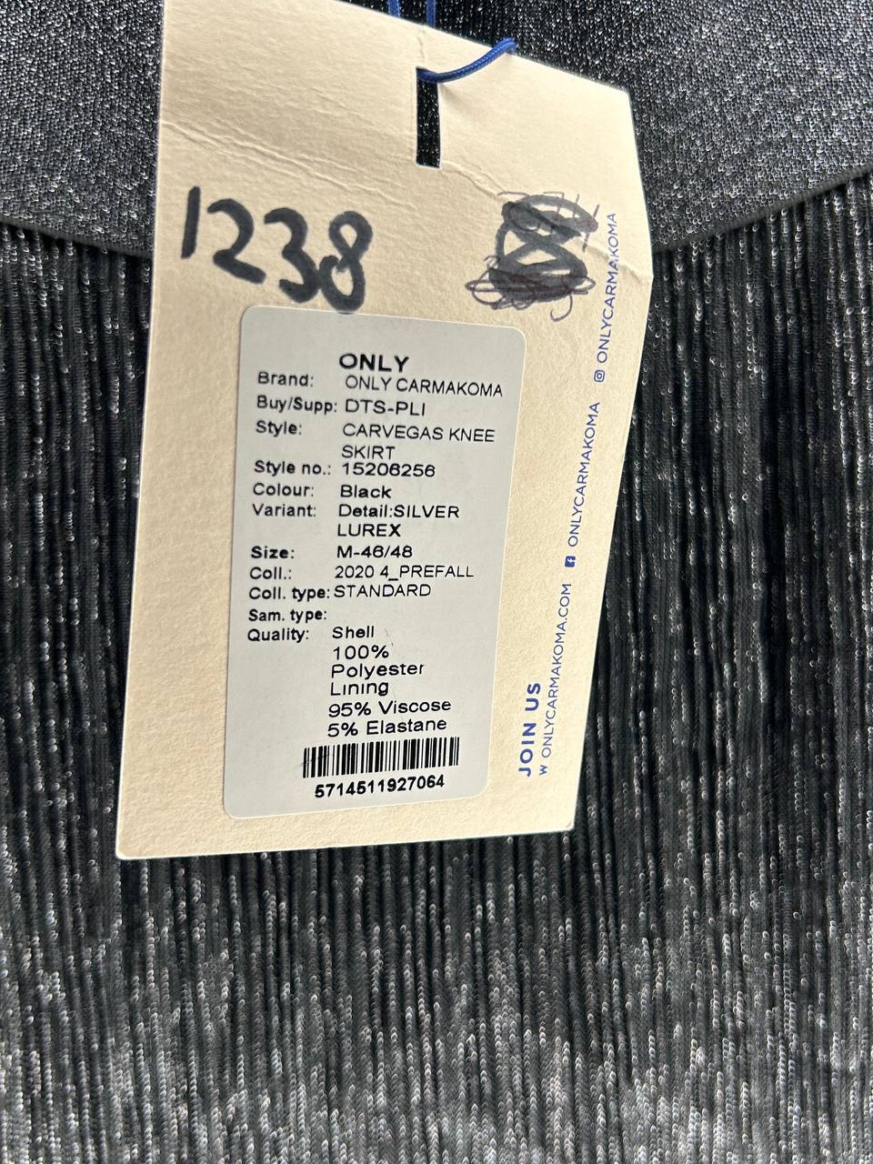Lange rokken – Only Carmakoma – Maat M – Zwart