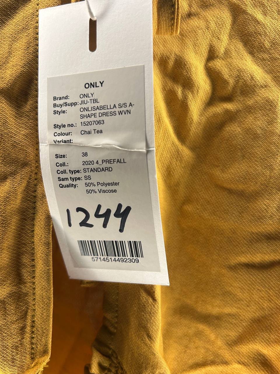 Overige jurken – Only – Maat 38 – Geel