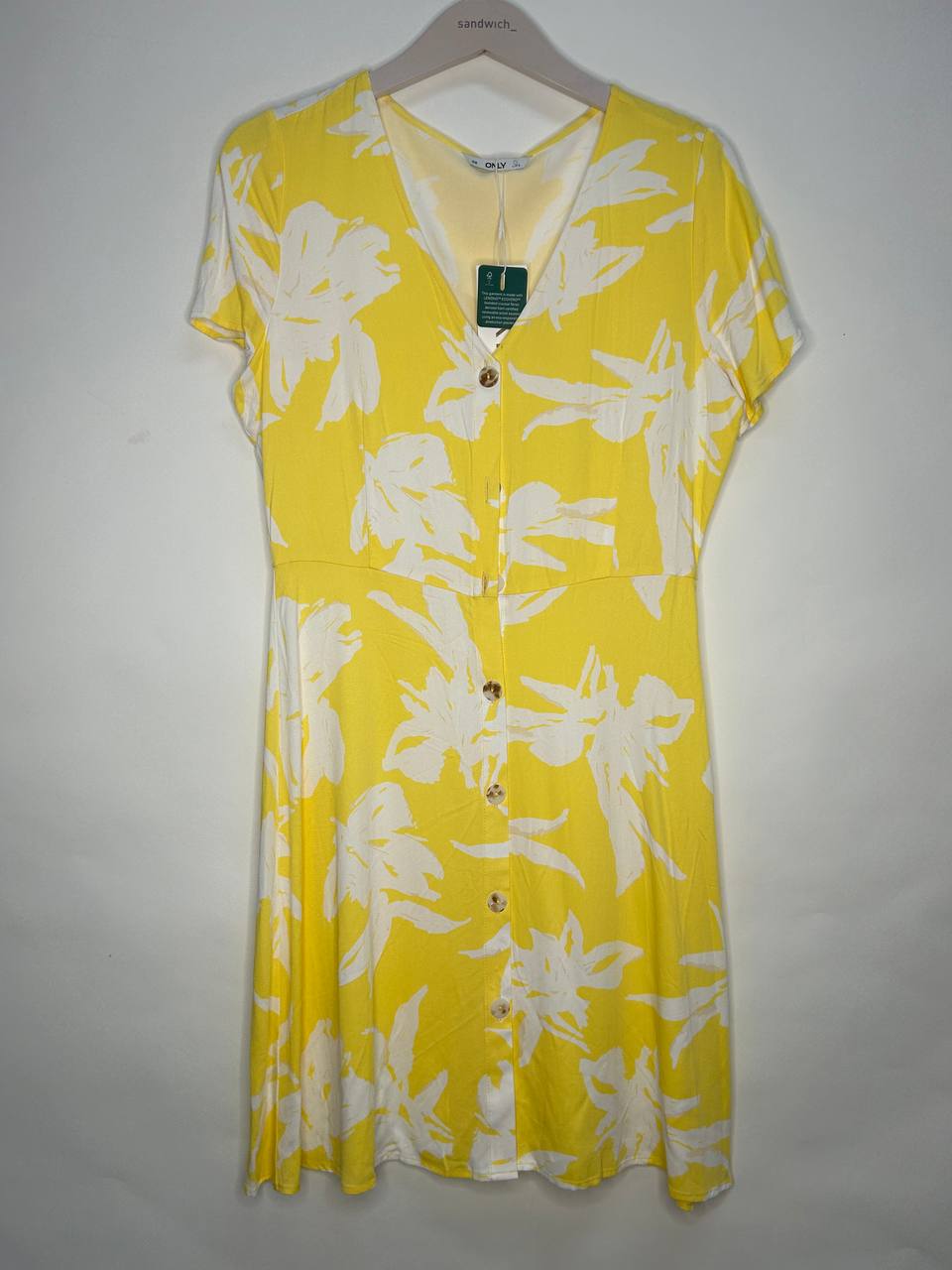 Zomerjurken – Only – Maat 38 – Geel