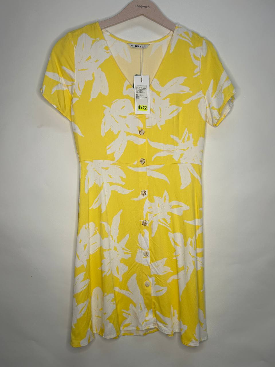 Zomerjurken – Only – Maat 38 – Geel