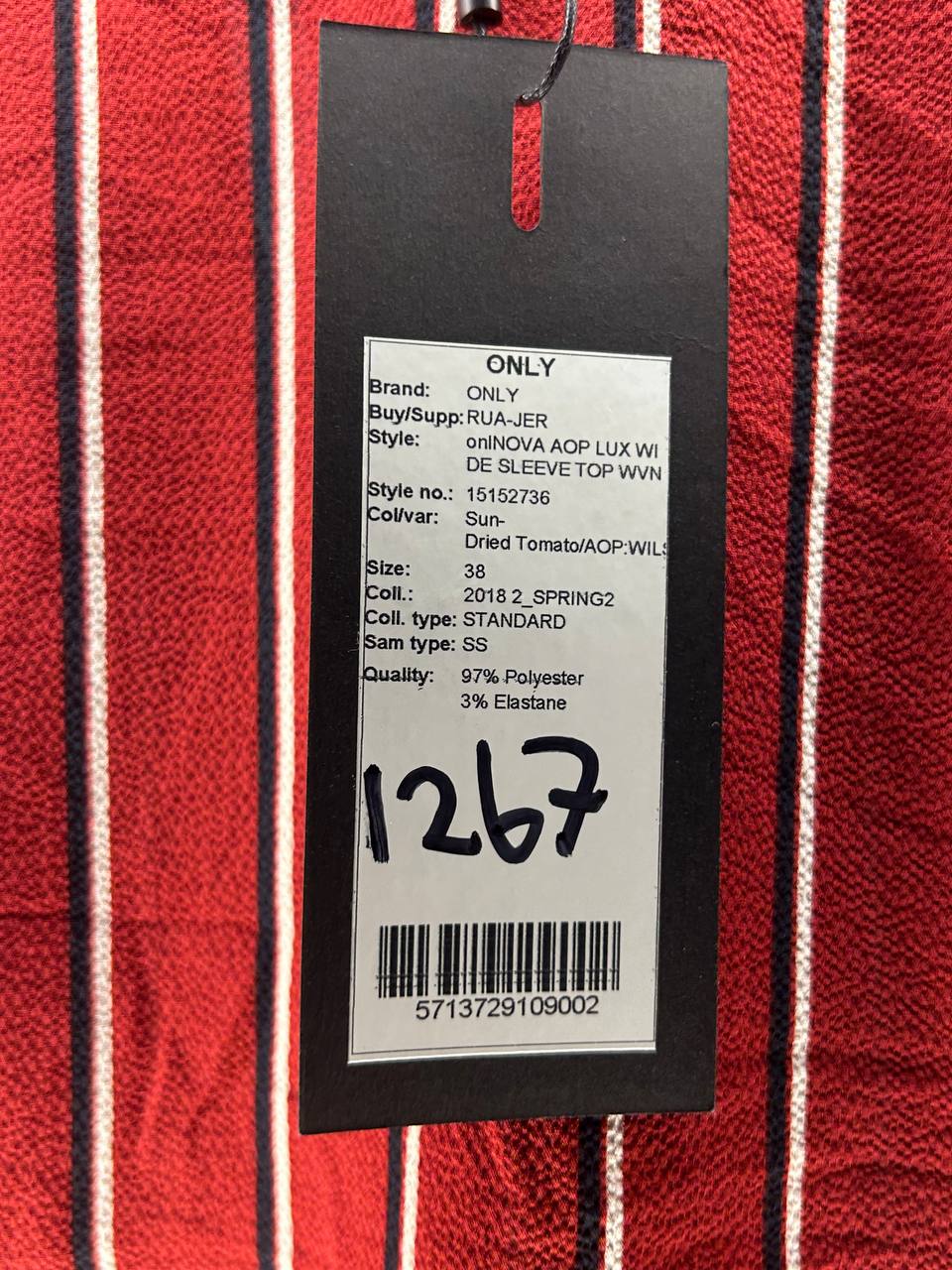 Topjes & Shirts – Only – Maat 38 – Rood