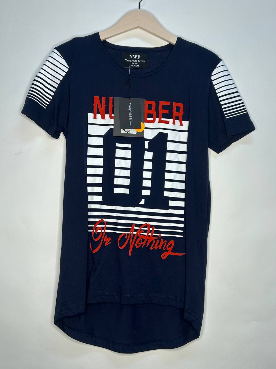 T-Shirts – Young Wild & Free – Maat M – Blauw