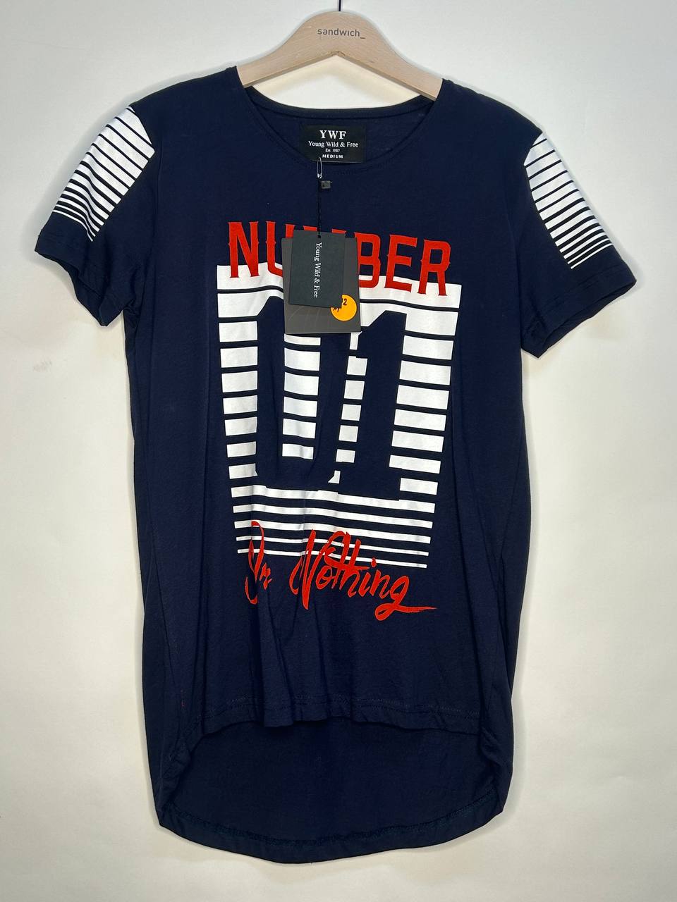 T-Shirts – Ywf – Maat M – Blauw