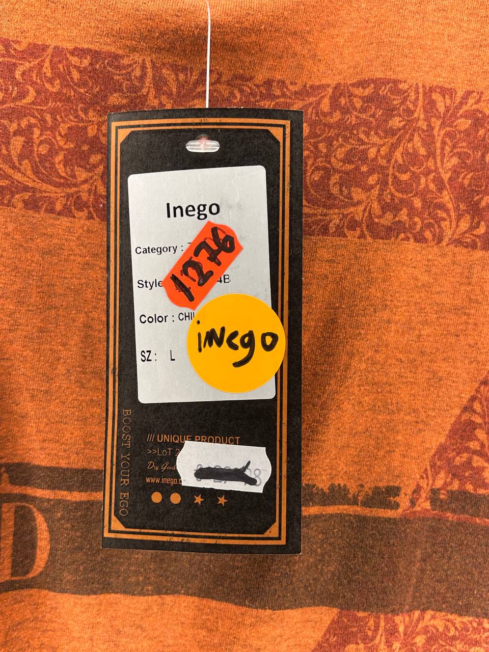 T-Shirts – Inego – Maat L – Oranje