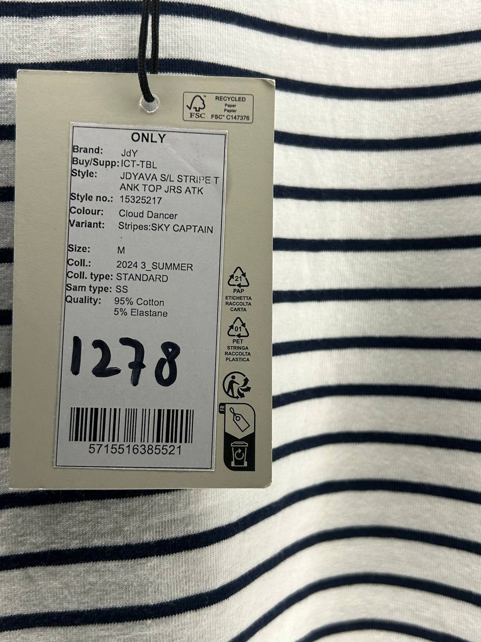 Mouwloze topjes – Only – Maat M – Wit