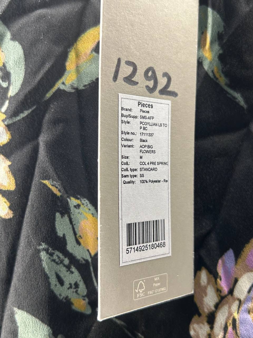 Blouses – Pieces – Maat M – Zwart