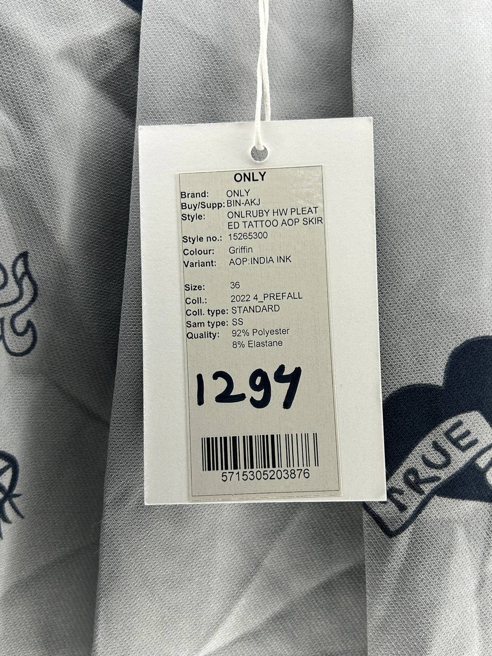 Rokken – Only – Maat 36 – Grijs