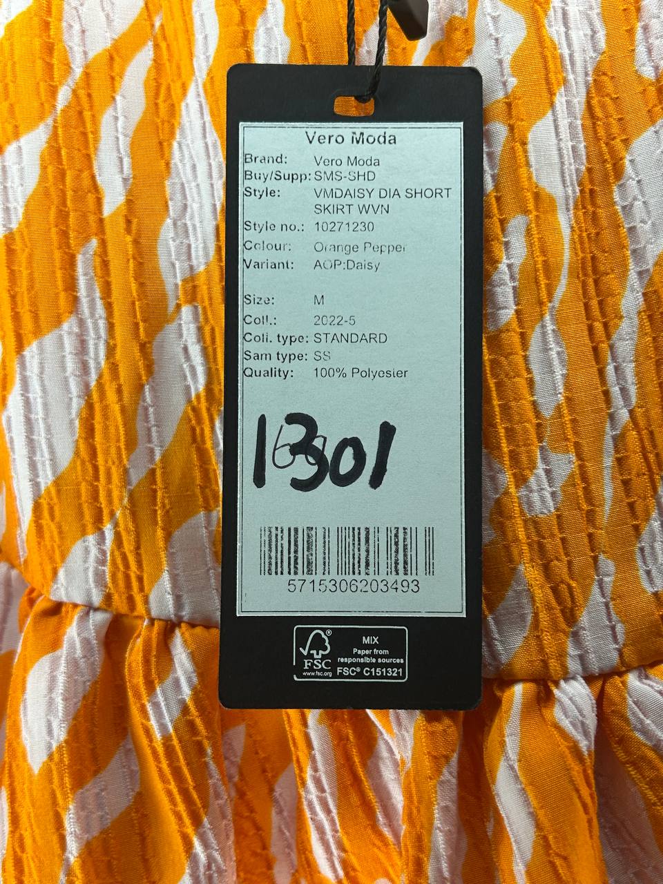 Rokken – Vero Moda – Maat M – Oranje