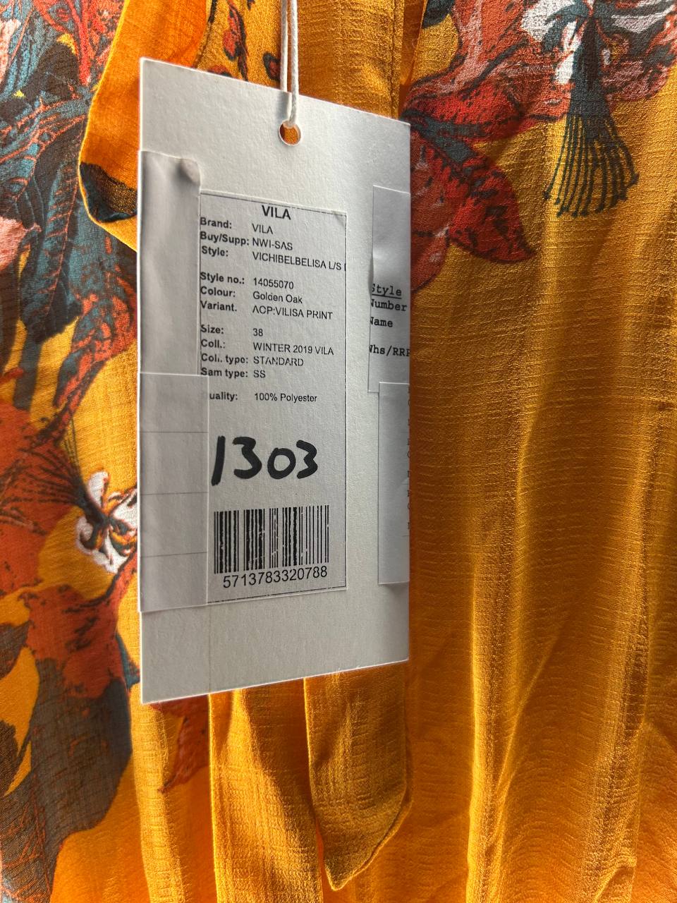 Lange jurken – Vila – Maat 38 – Geel