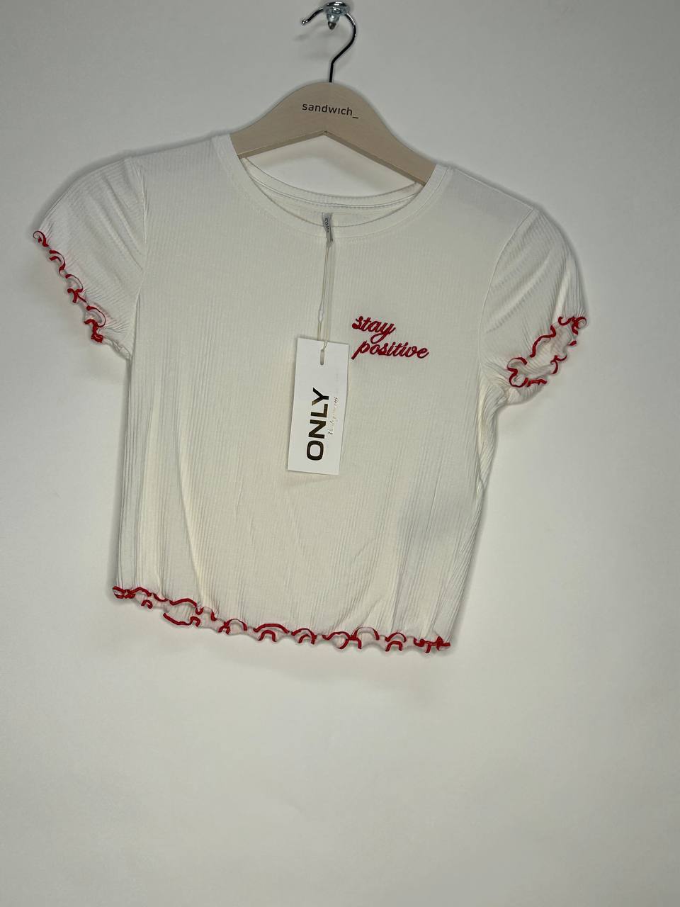 T-Shirts – Only – Maat S – Wit