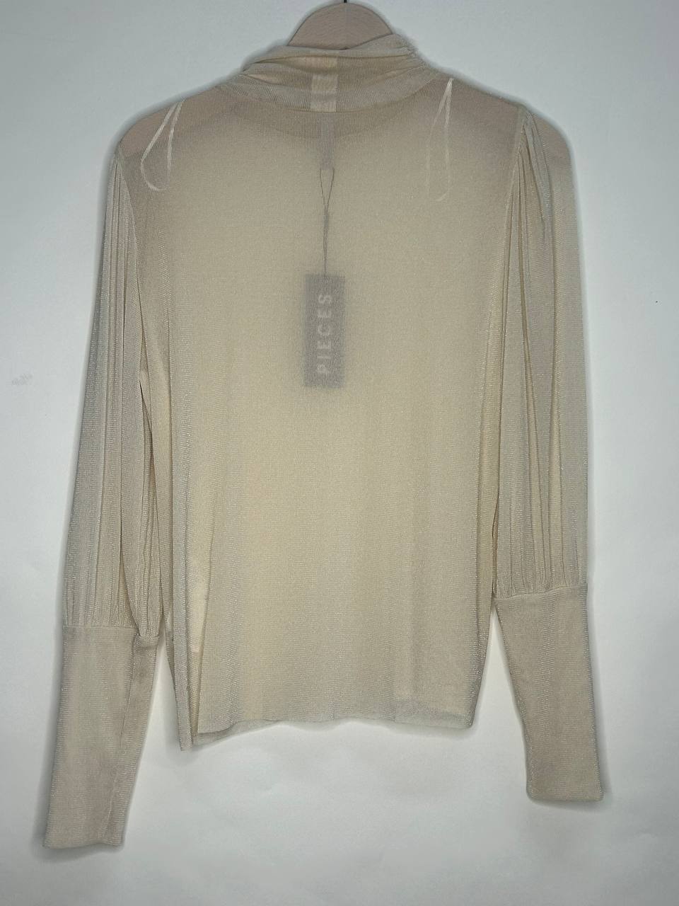 Longsleeves – Pieces – Maat M – Wit