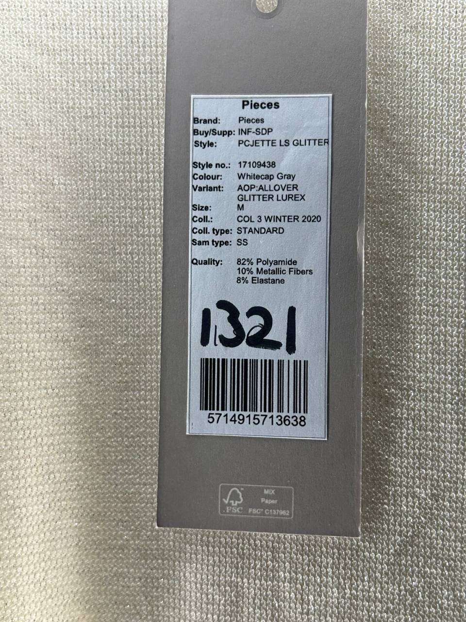 Longsleeves – Pieces – Maat M – Wit