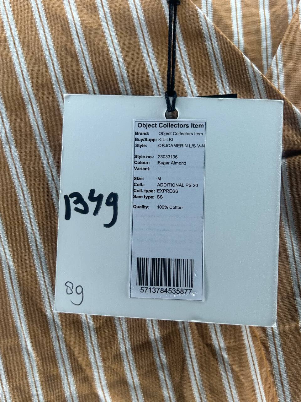 Topjes & Shirts – Object Collectors Item – Maat M – Bruin