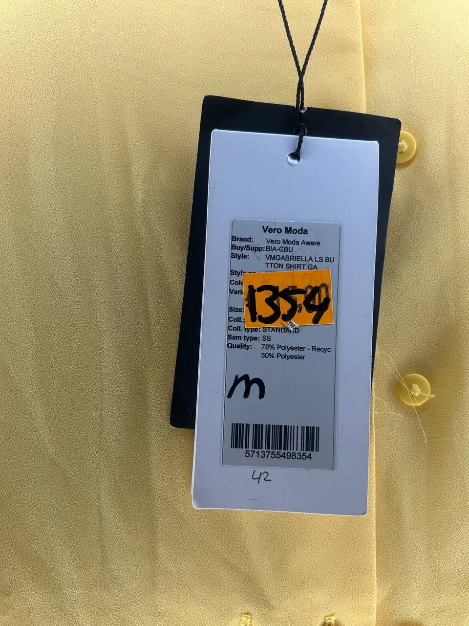 Blouses – Vero Moda – Maat M – Geel