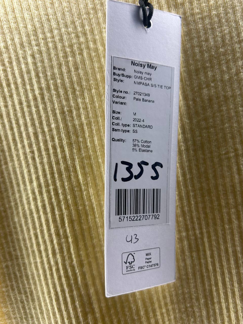 Crop tops – Noisy May – Maat M – Geel