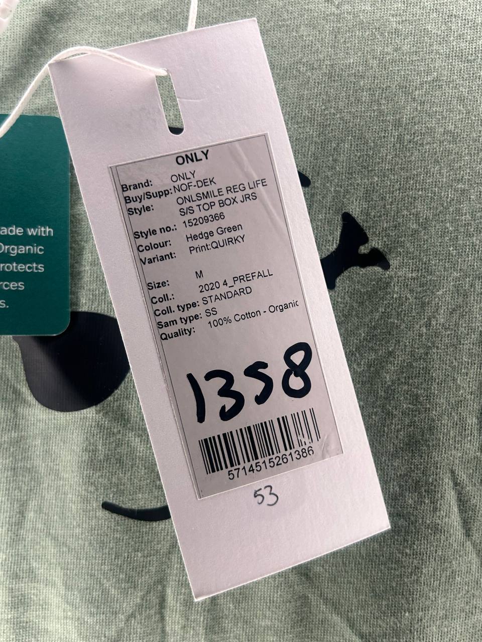 T-Shirts – Only – Maat M – Groen