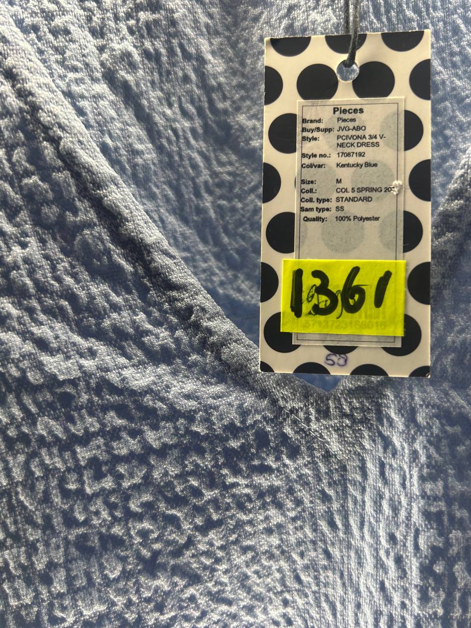 Topjes & Shirts – Pieces – Maat M – Blauw