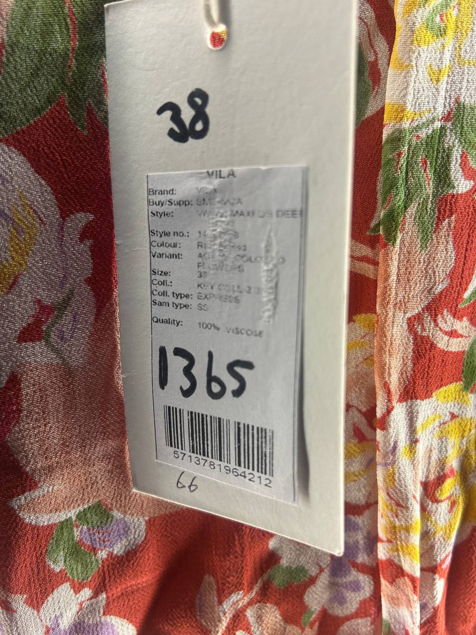 Lange jurken – Vila – Maat 38 – Rood