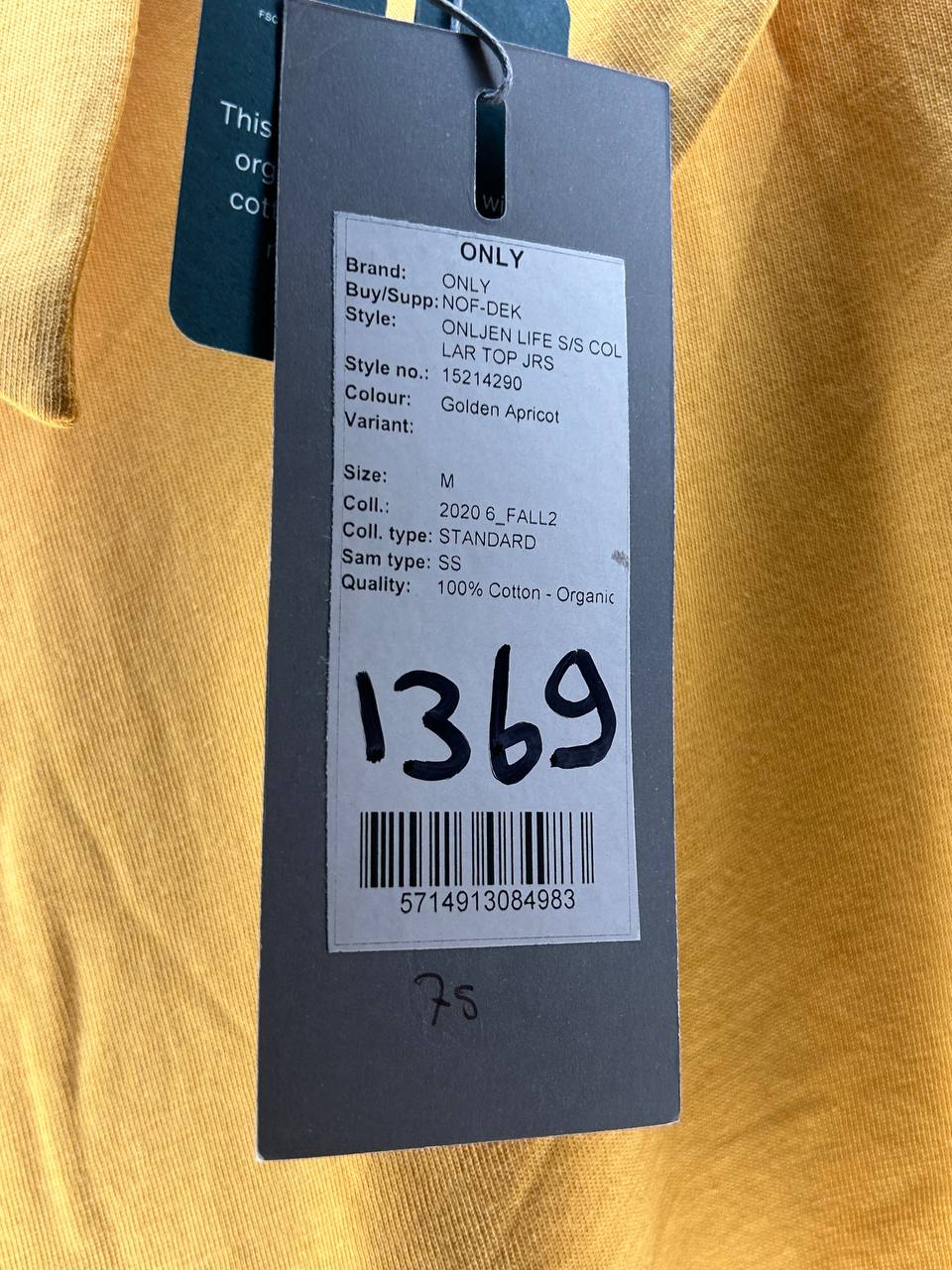 T-Shirts – Only – Maat M – Geel