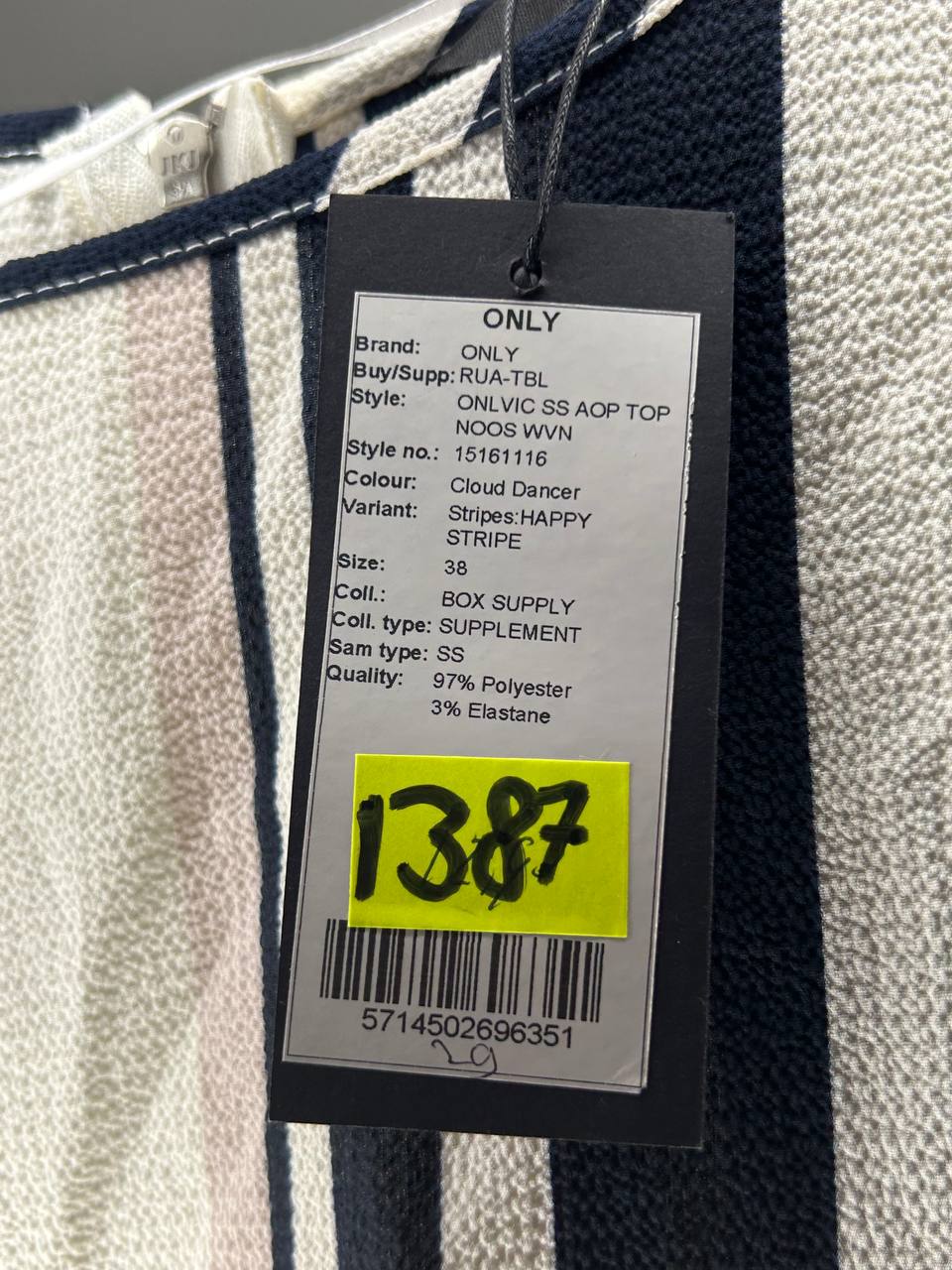 T-Shirts – Only – Maat 38 – Wit