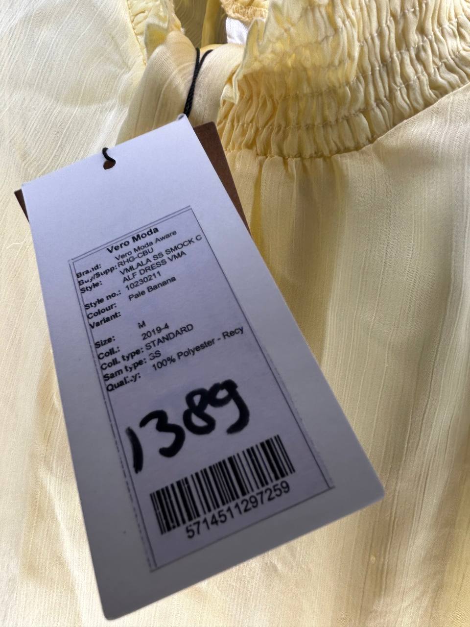 Lange jurken – Vero Moda – Maat M – Geel