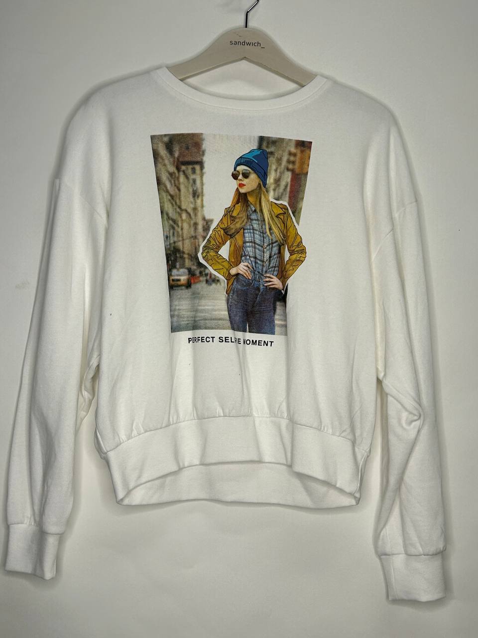 Hoodies & Sweatshirts – Only – Maat M – Wit