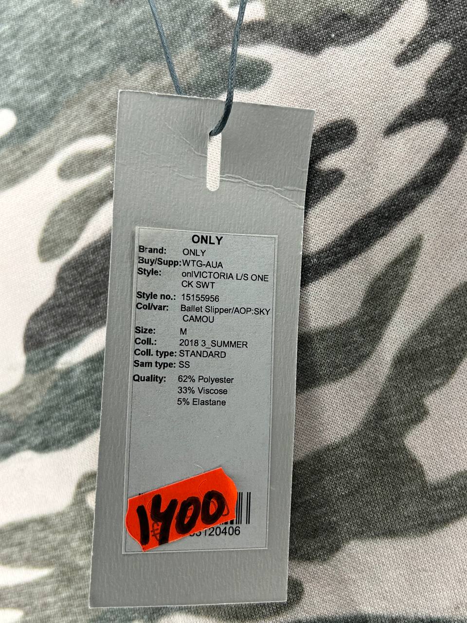 T-Shirts – Only – Maat M – Grijs