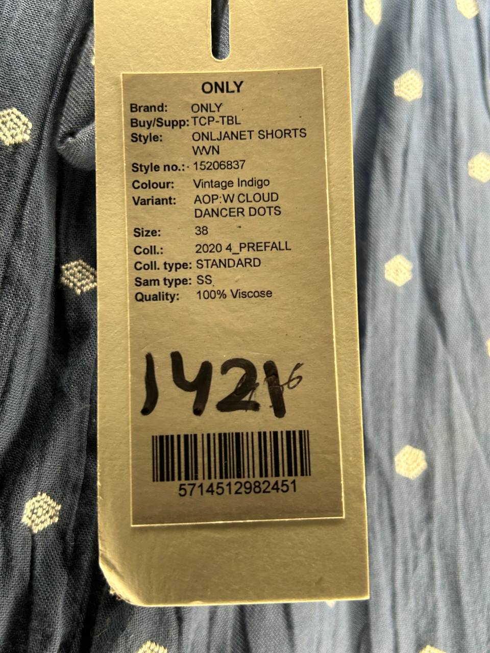 Korte broeken – Only – Maat 38 – Blauw