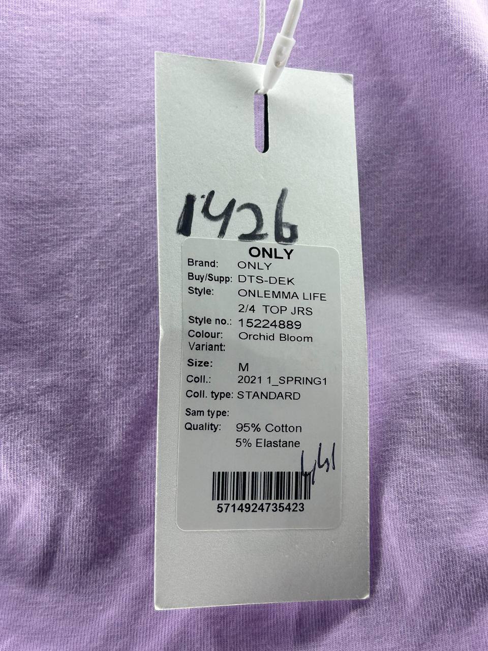Topjes & Shirts – Only – Maat M – Paars