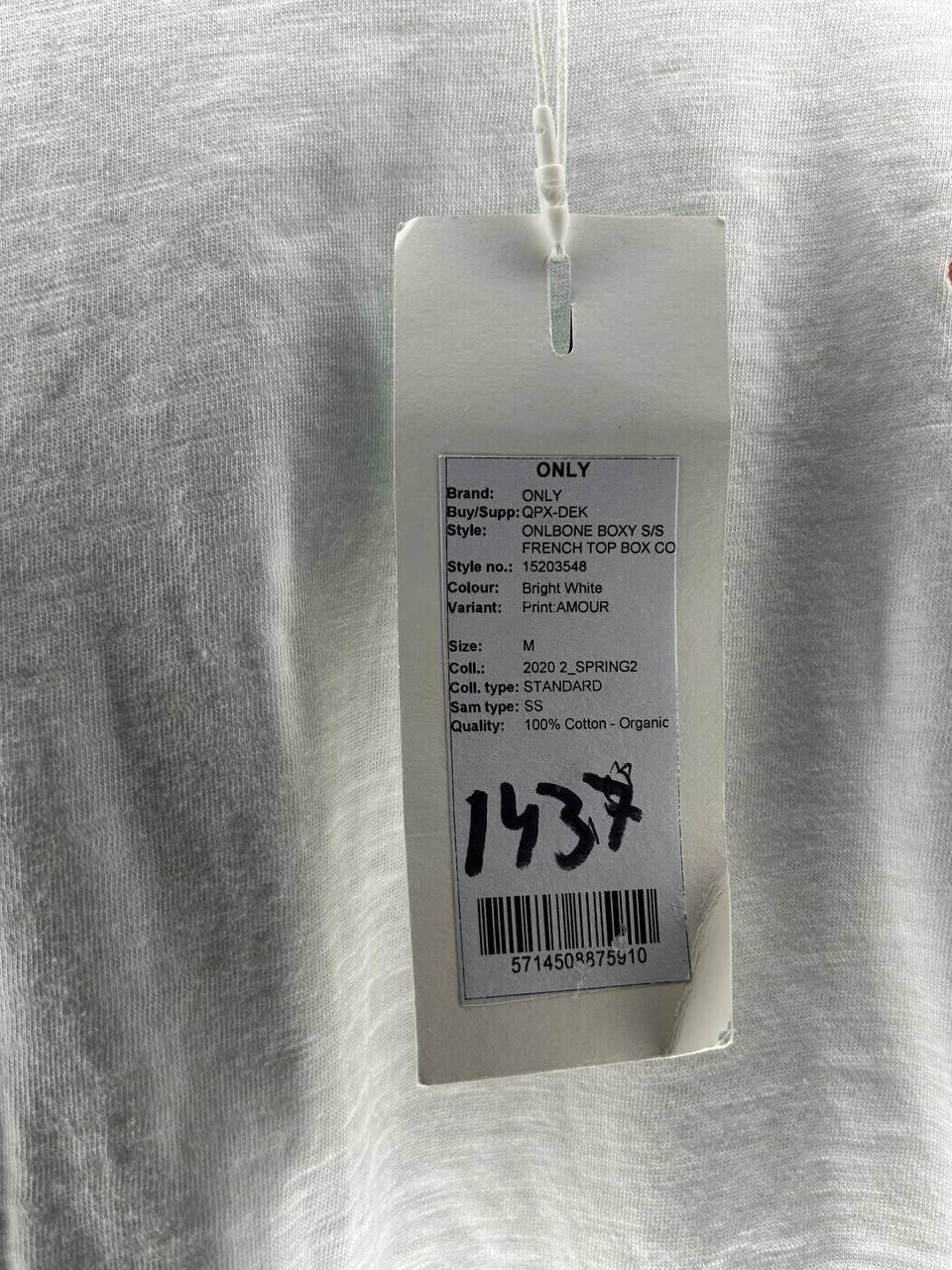 T-Shirts – Only – Maat M – Wit