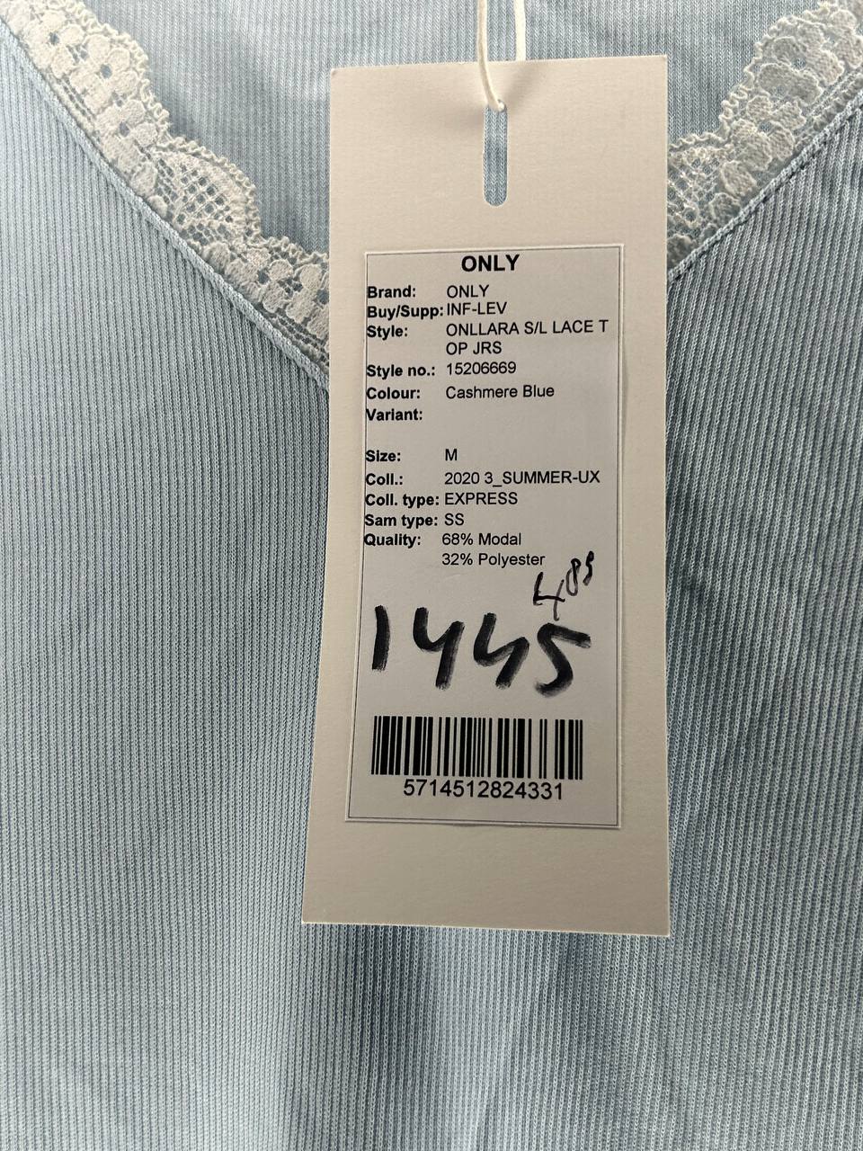 Mouwloze topjes – Only – Maat M – Blauw