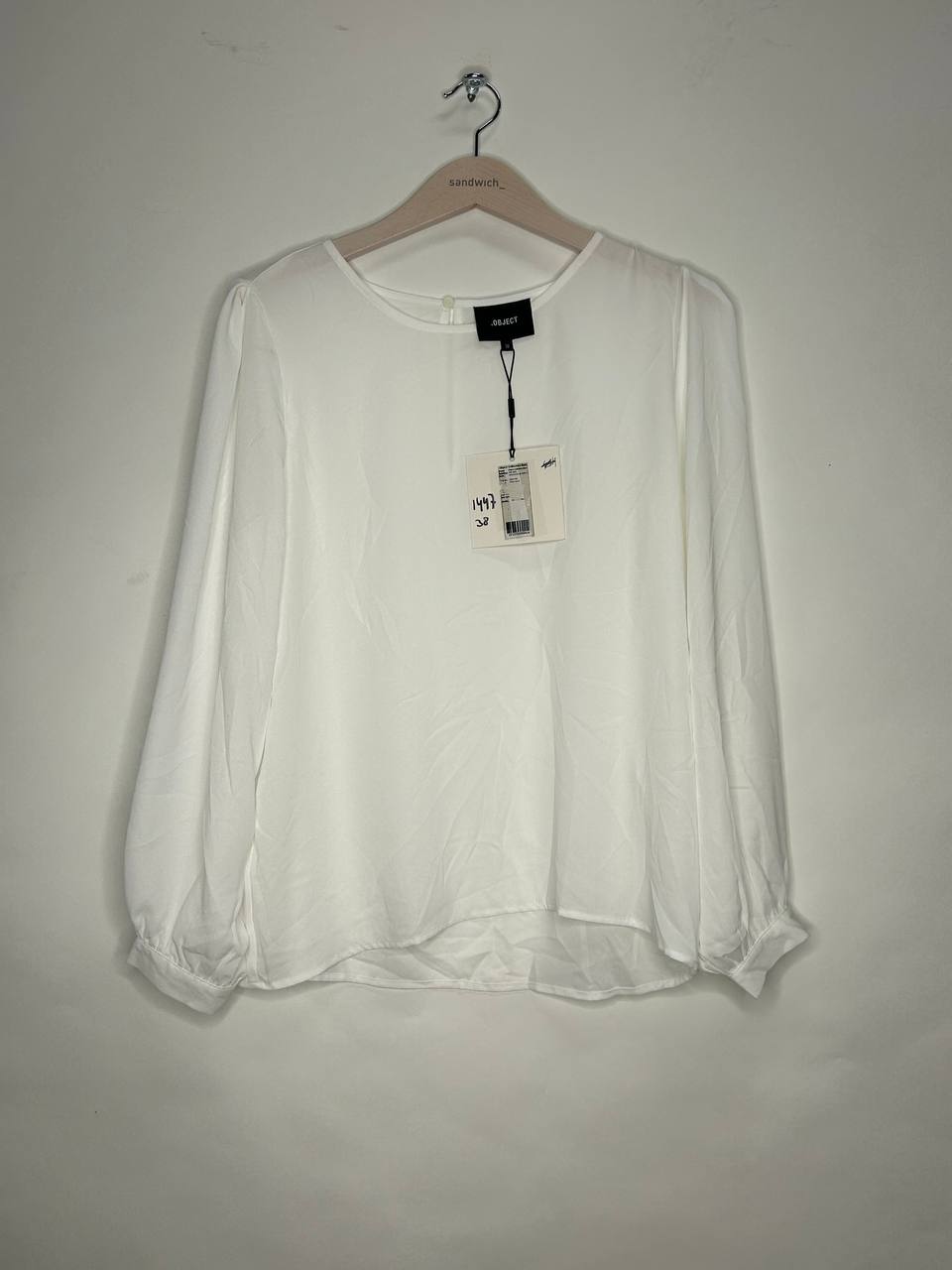 Topjes & Shirts – Object Collectors Item – Maat 38 – Wit