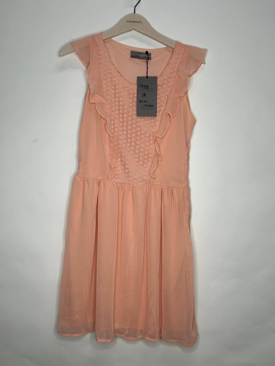 Zomerjurken – Vero Moda – Maat M – Perzik