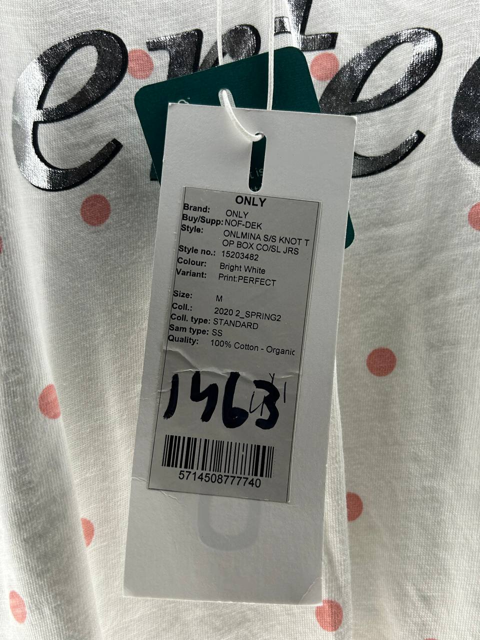 T-Shirts – Only – Maat M – Wit