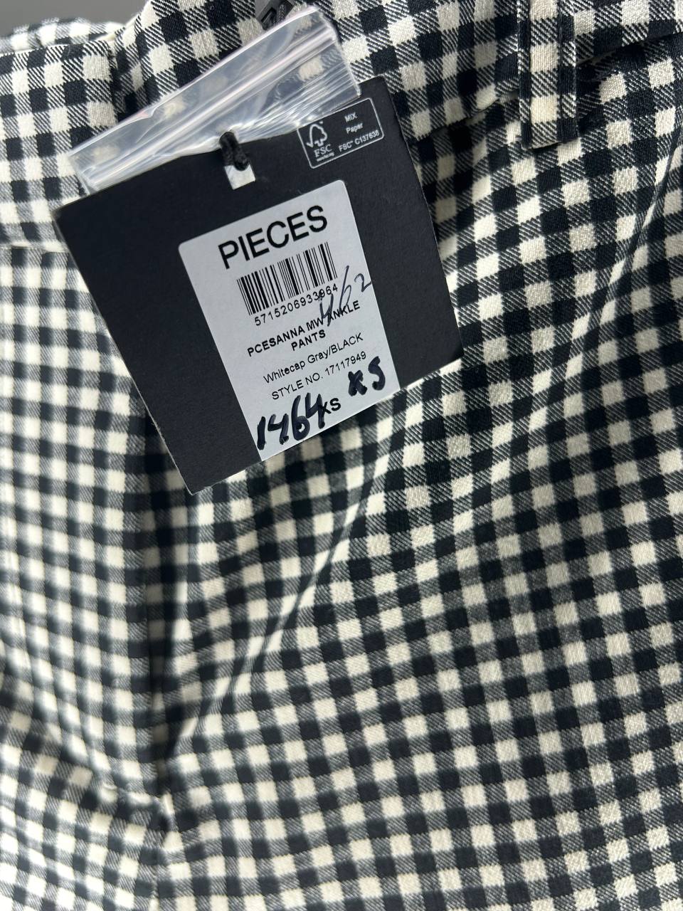 Broeken – Pieces – Maat XS – Zwart