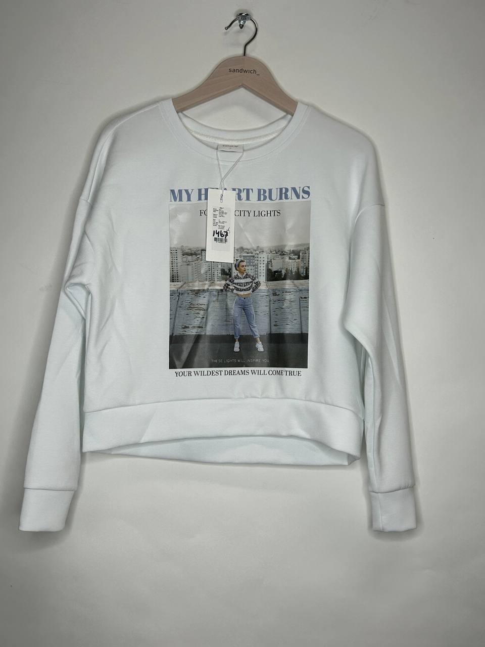 Hoodies & Sweatshirts – Only – Maat M – Wit