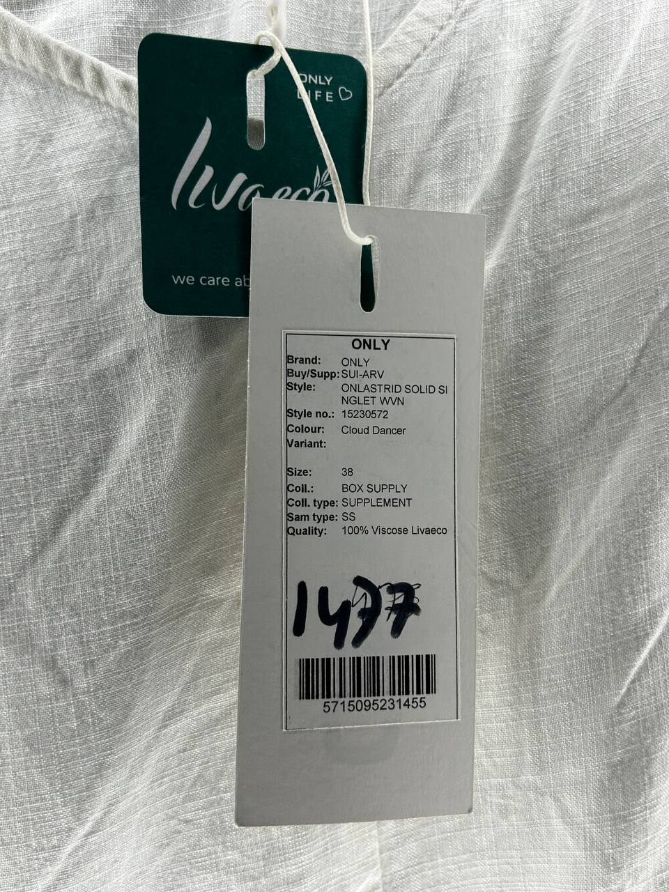 Mouwloze topjes – Only – Maat 38 – Wit