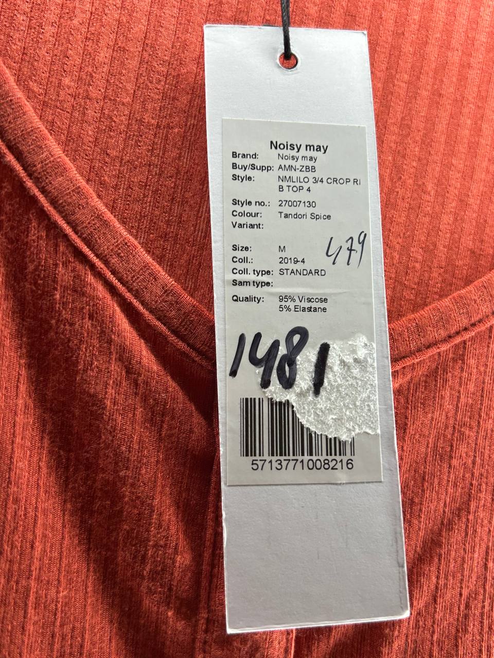 Topjes & Shirts – Noisy May – Maat M – Rood