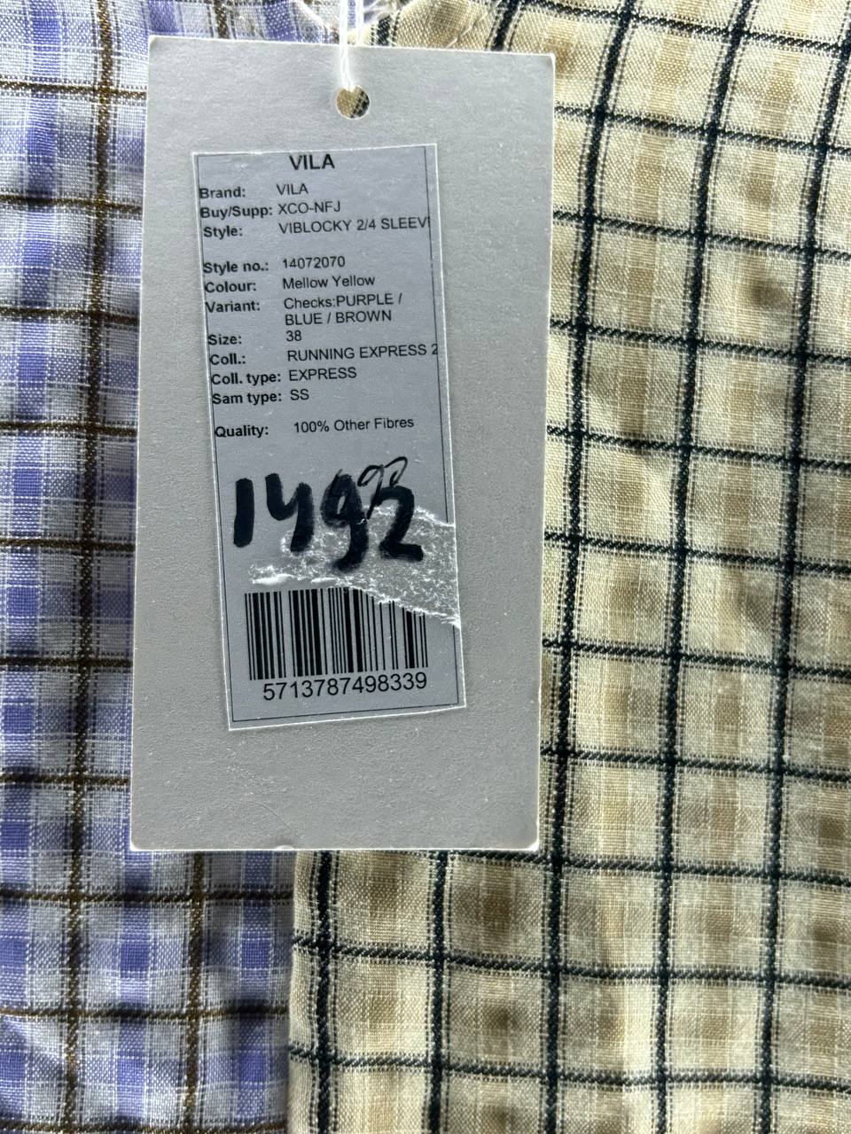 Topjes & Shirts – Vila – Maat 38 – Geel