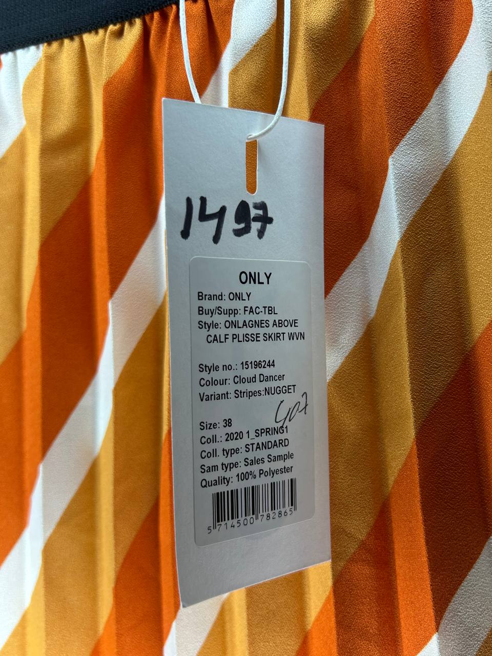 Rokken – Only – Maat 38 – Oranje