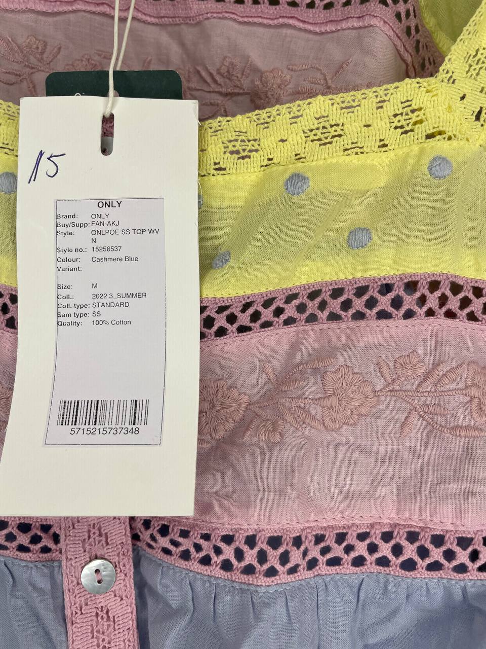 Only Top Meerkleurig M