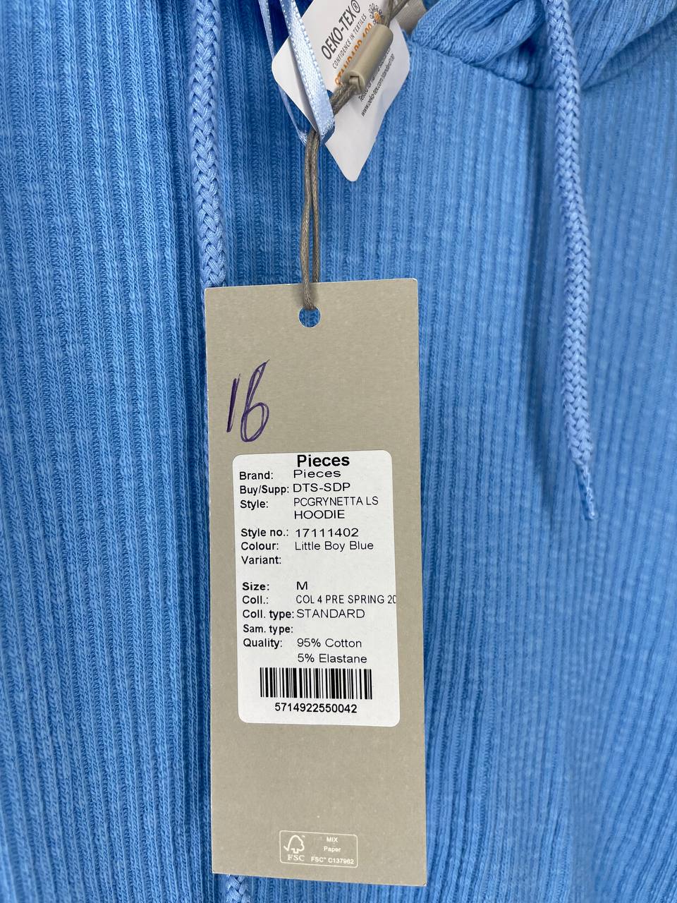 Pieces Hoodie & Sweatshirt Blauw M