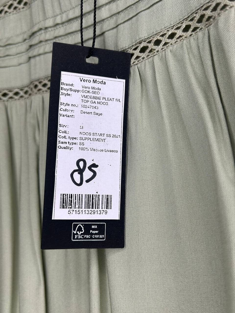 Vero Moda Top Groen M